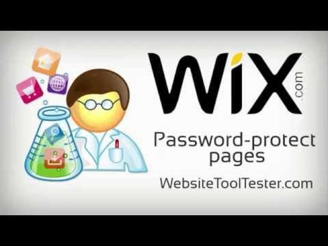 Password-protect pages with Wix