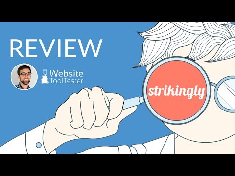 Strikingly in action video