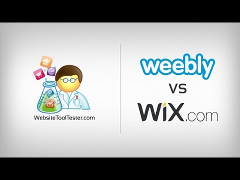 weebly vs wix video review