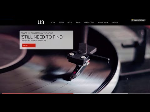 Create a copy of U2's website in 36 minutes