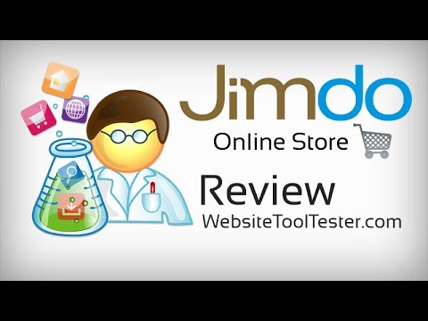 Jimdo online Store in Action video