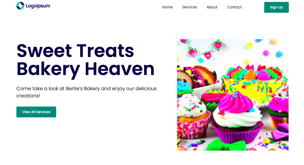 10web bakery website design