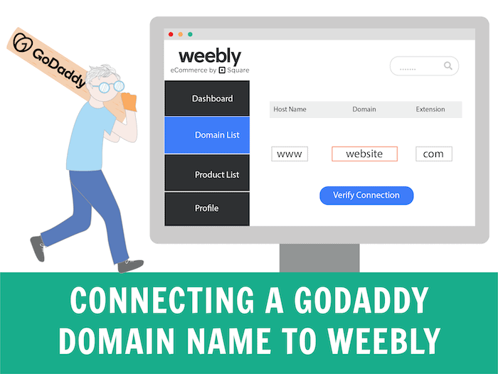 connecting godaddy domain to weebly
