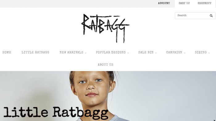 shopify examples rattbag