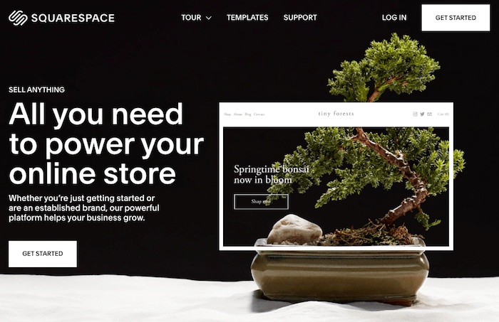 squarespace is a hosted ecommerce platform